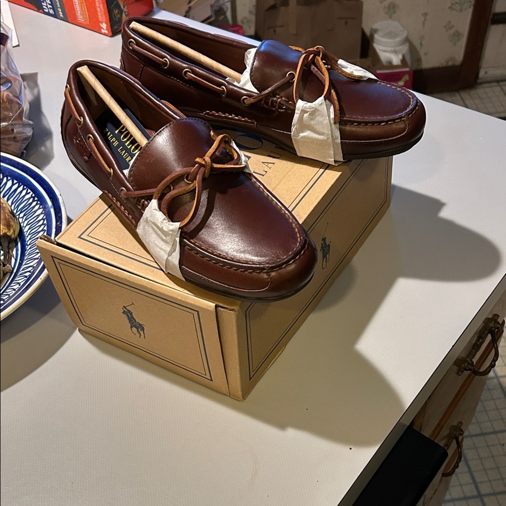Polo by Ralph Lauren Men's Roberts Driver Loafers size 8 NIB NWT